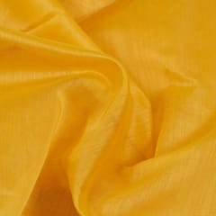 Haldi Yellow Colour Modal Chanderi fabric