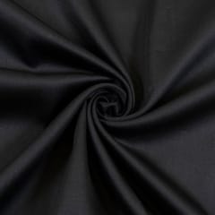 Black Colour Zara Cotton Silk fabric