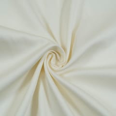 Off White Colour Zara Cotton Silk fabric