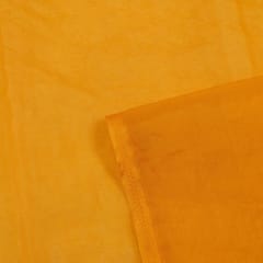 Orange Colour Poly Organza fabric