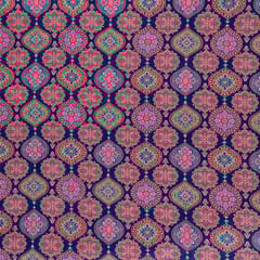 Blue Colour Pashmina Printed Fabric