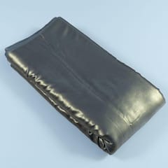 Dark Grey Colour Shimmer Georgette Foil fabric