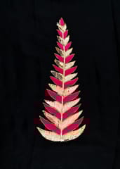Majenta Colour Hand Embroidered Patch
