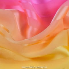 Ombre Colour Satin Saree