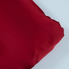 Maroon Colour Georgette Satin fabric