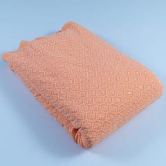 Peach Colour Georgette Embroidery(70cm Cut Piece)