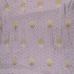 Move Colour Muslin Print With Embroidery (1.50Meter Piece)