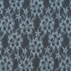 White Small Floral Design Nylon Net