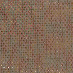 Off White Colour Georgette Thread Embroidered Fabric