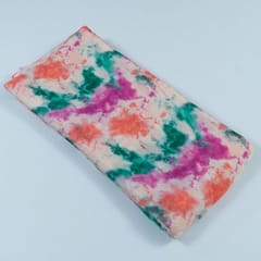 Multi Colour Chinon Chiffon Printed Fabric