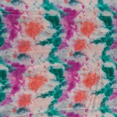 Multi Colour Chinon Chiffon Printed Fabric