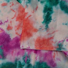 Multi Colour Chinon Chiffon Printed Fabric