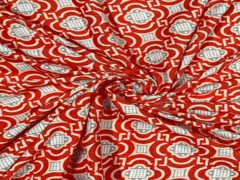 Corduroy Candy Red Abstract