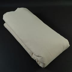Off White Colour Dyeable Cotton Dobby Strips Fabric