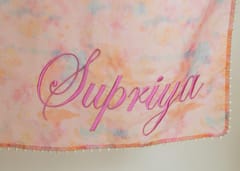 MultiColour Organza Embroidered Dupatta