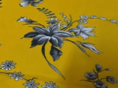 Georgette Yellow Floral
