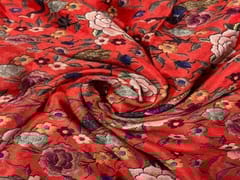 Chiffon Orange Floral