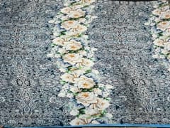 Printed Imported Satin Multicolor Floral 5