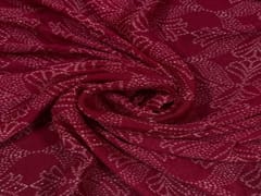 Chiffon Rasberry Geometric