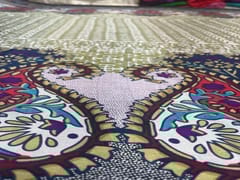 Printed Imported Satin Multicolor Paisleys
