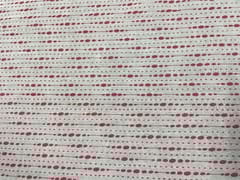 Printed Cotton Mul Pink Geometric Stripes