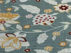 Embroidered Chiffon Dull Green Floral