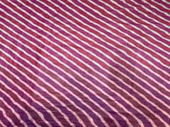 Pure Tussar Silk Pink White Stripes