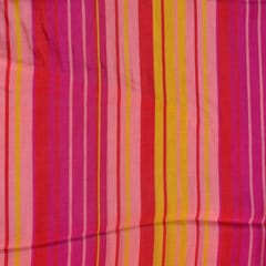 MultiColour Stripes Printed Japan Cotton Silk Fabric