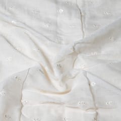 Mal Cotton Embroidered Booti Fabric