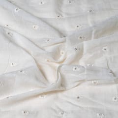 Mal Cotton Embroidered Booti Fabric