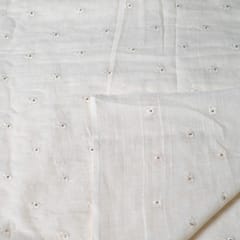 Mal Cotton Embroidered Booti Fabric