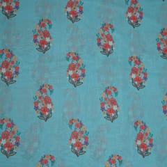 Firozi Colour poly georgett digital print