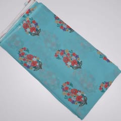 Firozi Colour poly georgett digital print