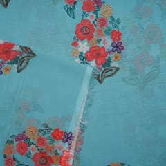 Firozi Colour poly georgett digital print