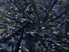 Navy Blue Velvet Sequence 56