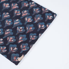 Blue Colour Cotton Print