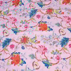 Pink Colour Cotton Print
