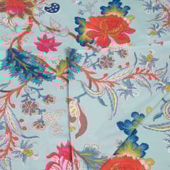 Sage Green Colour Cotton Print