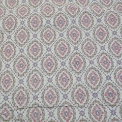 Powder Blue Colour Cotton Block Print