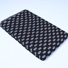 Black and White Cotton Printed Fabric