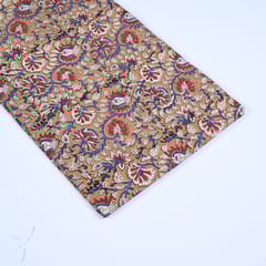 Mustard Colour traditional Bagru Printed Fabric