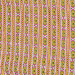 Multi Colour Cotton Printed Fabric