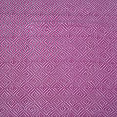 Purple Colour Cotton Printed Fabric