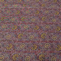 Maroon Colour Cotton Printed Fabric