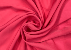 Coral Banana Crepe Fabric