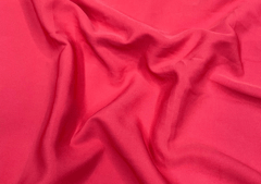 Coral Banana Crepe Fabric