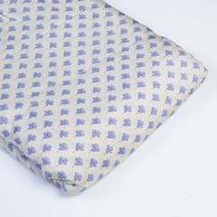Grey Colour Muslin Digital Printed Fabric