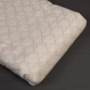 Cream Colour Kora Cotton Embroidered Fabric