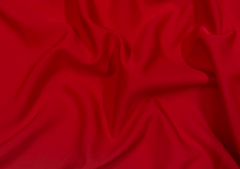 Red Color Banana Crepe Fabric