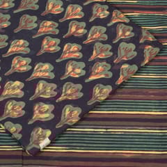 5 Mtr. Green Colour Cotton Print Set
